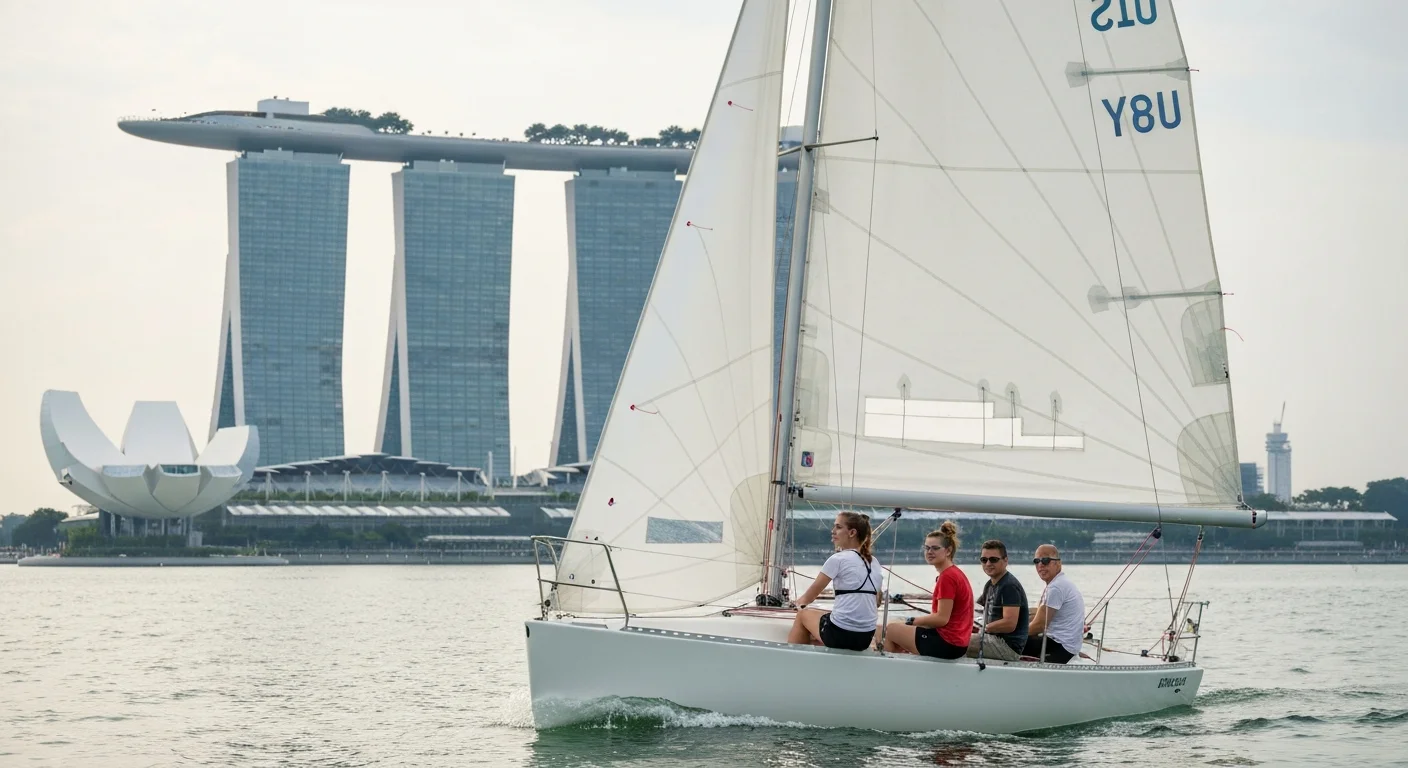 DBS Sailing at the Bay Marina Bay Singapore